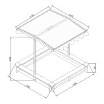 Spatiu de joaca cu nisip Lily Sandpit - Lada cu nisip din lemn pentru gradina- cu copertina Antracit Negru UV 50+ Spatiu de joaca cu nisip Lily Sandpit - Lada cu nisip din lemn pentru gradina- cu copertina Antracit Negru UV 50+